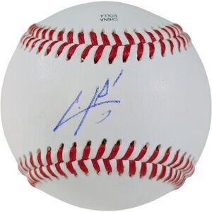 Oscar Colas Autographed Baseball Chicago White Sox Fukuoka Hawks Proof Photo COA